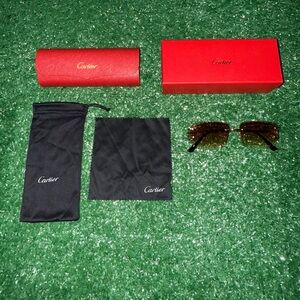 Cartier Gold-Tinted Sunglasses